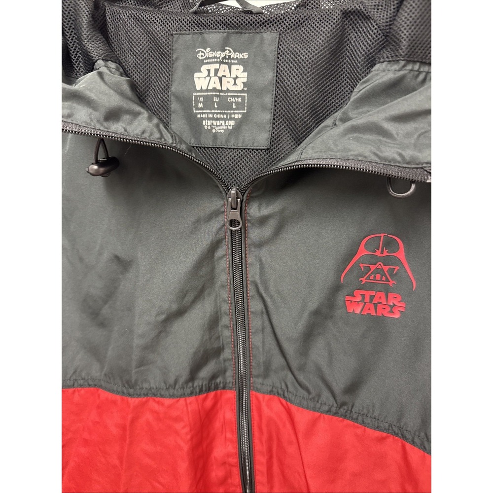 Disney Parks Original Darth Vader‎ Hooded Rain Coat Medium Star Wars - Picture 8 of 10